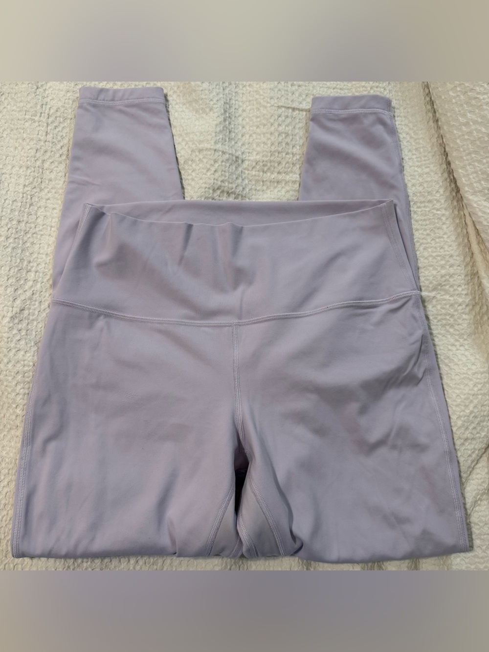 Lululemon Align High Rise Leggings 28” Double Lined Size 12 Lilac Smoke Yoga EUC